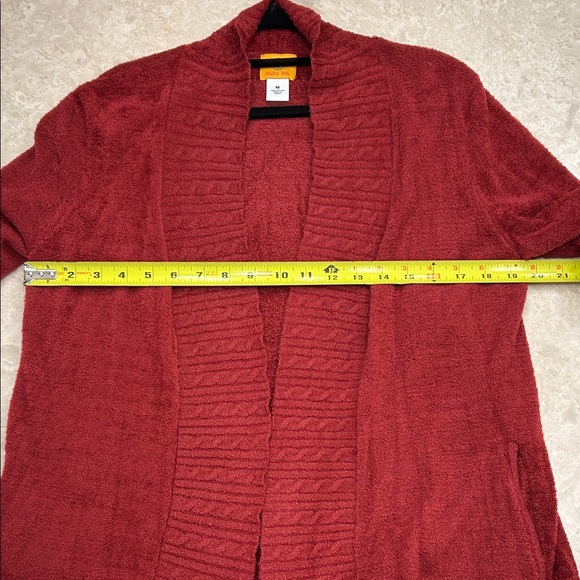 Ruby Rd. Rich Red Open Front Cardigan - Picture 8 of 10